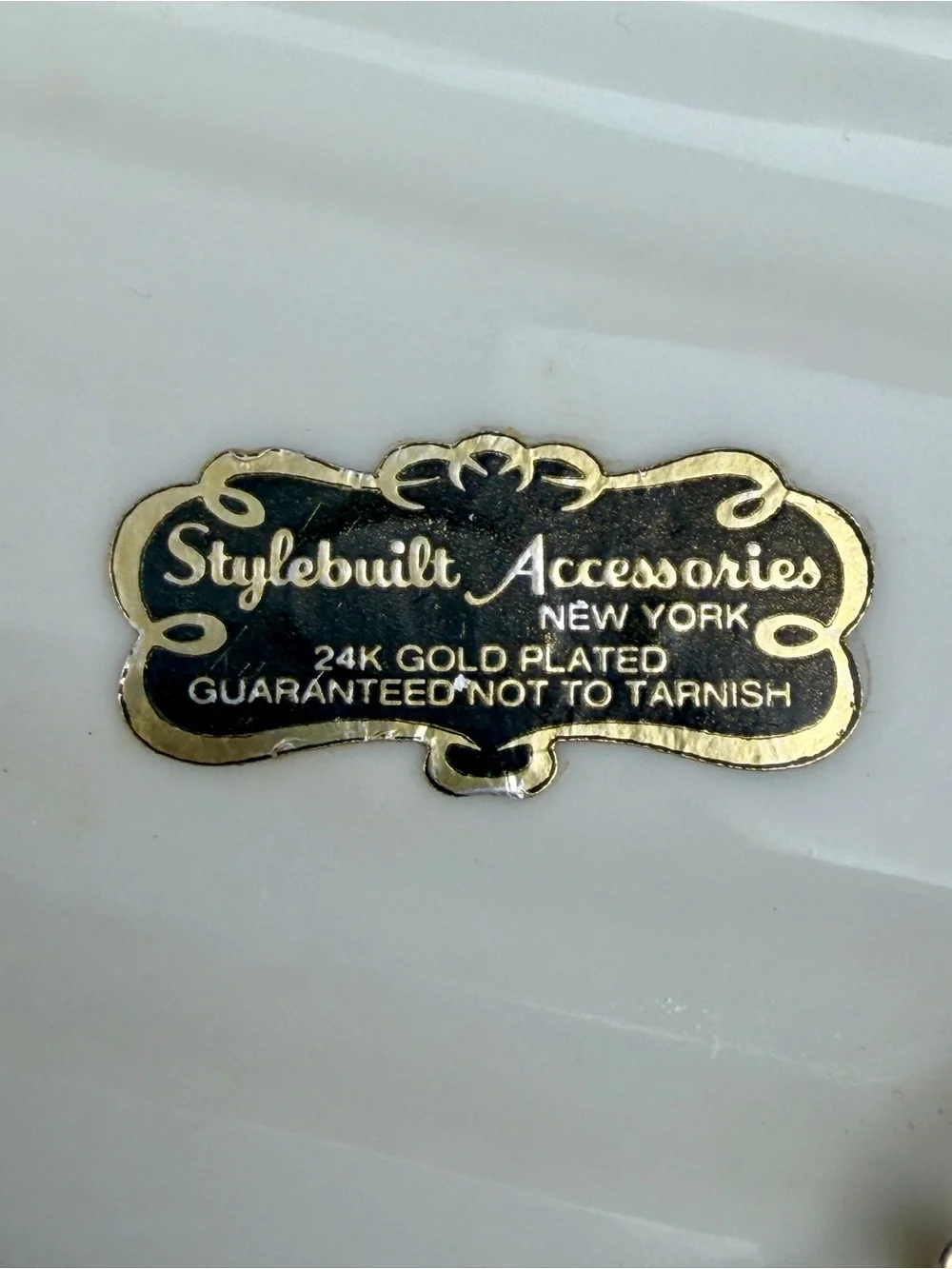 Vintage MCM Stylebuilt 24K Gold Plated Butterfly Soap Dish